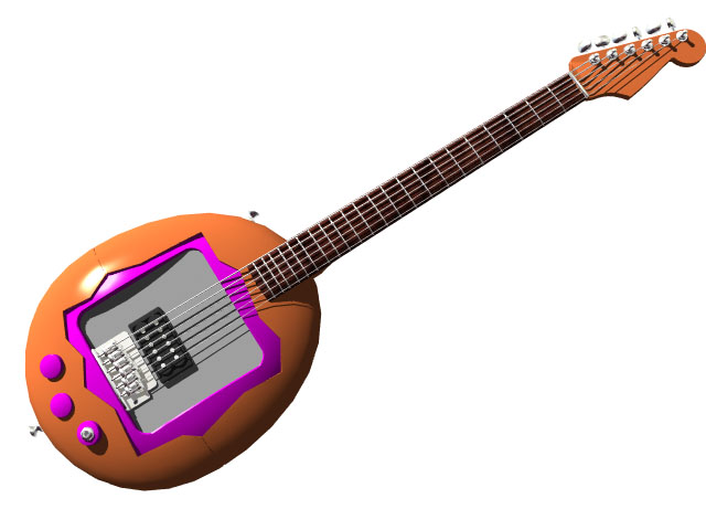 たまごっちギター : 変な形のギター・奇妙な形のギターばっかり ...