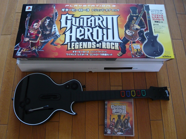 安い購入 コレクションモール PS2 ギターヒーロー3 レジェンド オブ ロック ギターヒーロー専用ワイヤレスコントローラ同梱 管理 